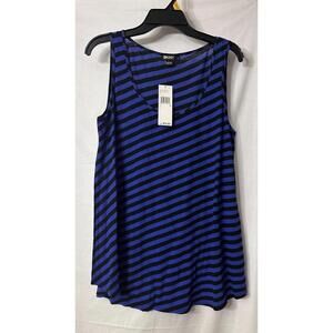 NWT Donna‎ Karan New York DKNY Womens Sleeveless Tank Top Blouse Shirt Large